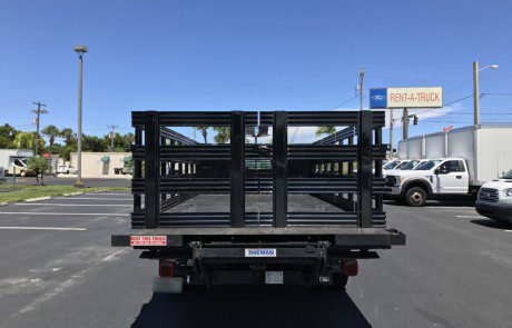 F-550 16′ FlatBed With LiftGate (With Sides)-4