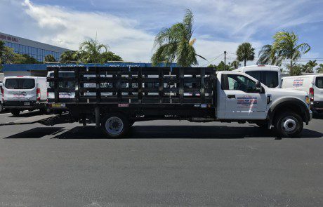F-550 16′ FlatBed With LiftGate (With Sides)-8