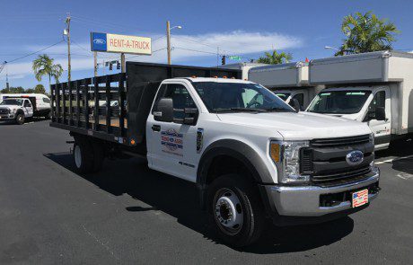 F-550 18′ FlatBed (WithSides)-2